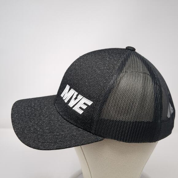 Tasker Electrical Construction MVE Trucker Hat Black One Size Pacific Headwear - Picture 3 of 10